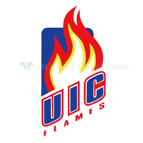 Illinois Chicago Flames Iron-on Stickers (Heat Transfers)NO.4602